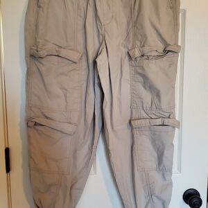 Y2K Baggy Tan Cargo Pants